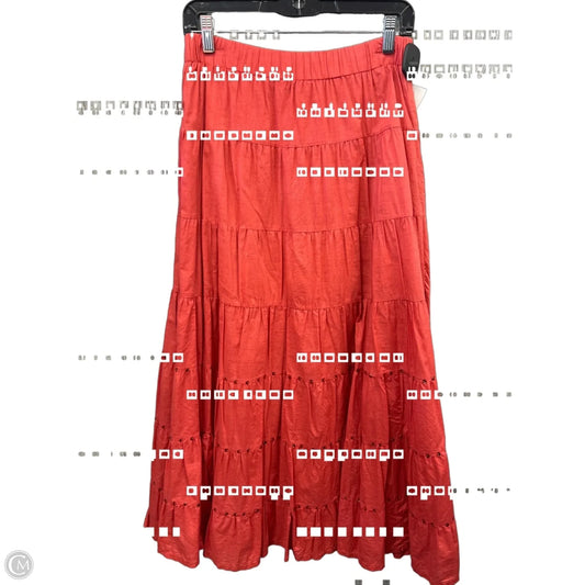 Skirt Maxi By Studio Y In Orange, Size: 4