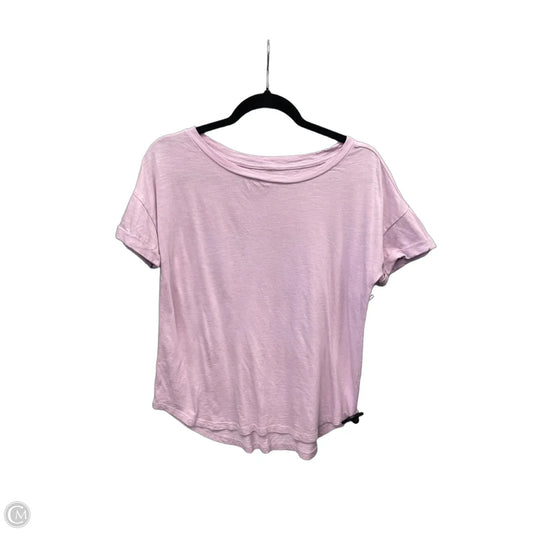Top Short Sleeve By Maurices In Purple, Size: M