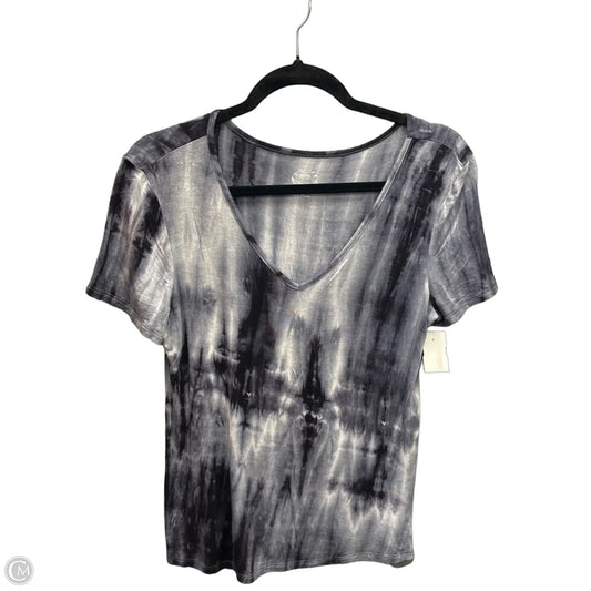 Top Short Sleeve By Maurices In Tie Dye Print, Size: M
