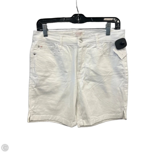Shorts By Curve Appeal In White, Size: 6