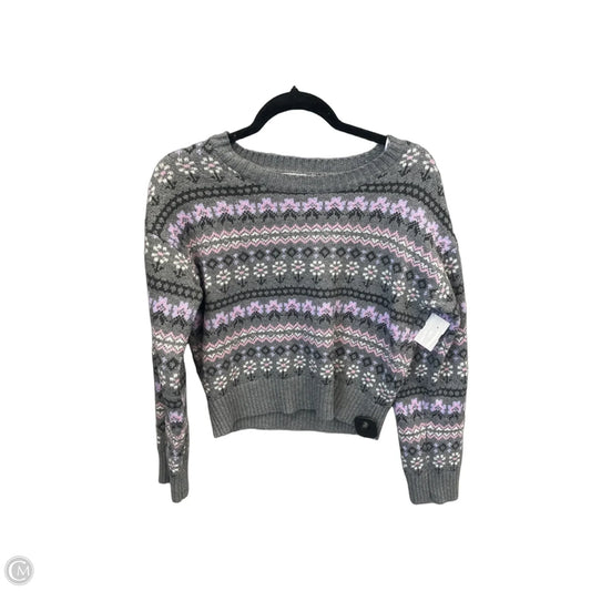 Sweater By Clothes Mentor In Grey, Size: L