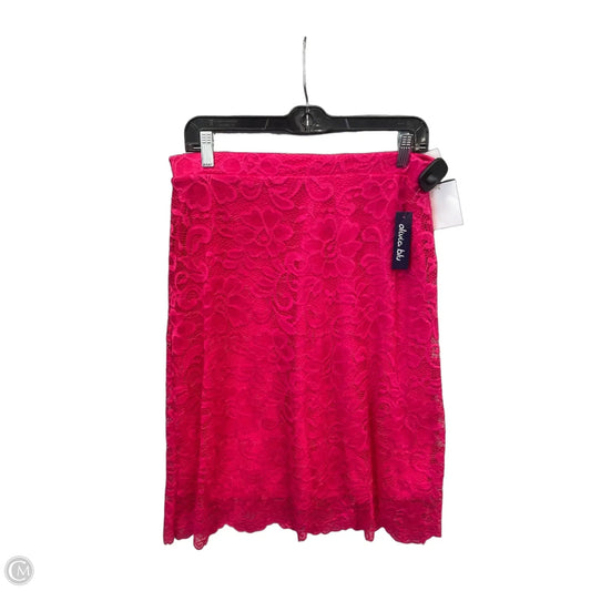Skirt Midi By Olivia Blu In Pink, Size: 12