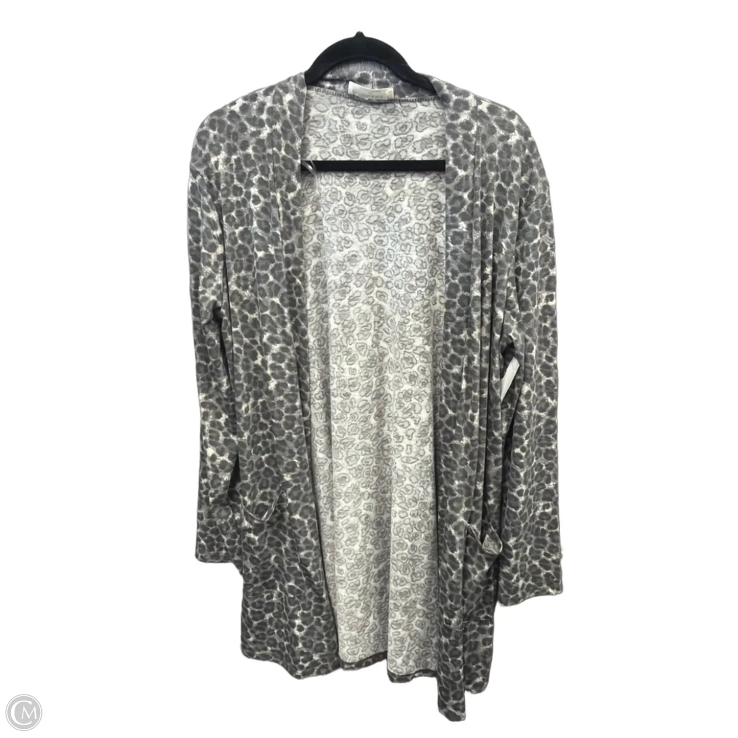 Cardigan By Zenana In Animal Print, Size: 1x