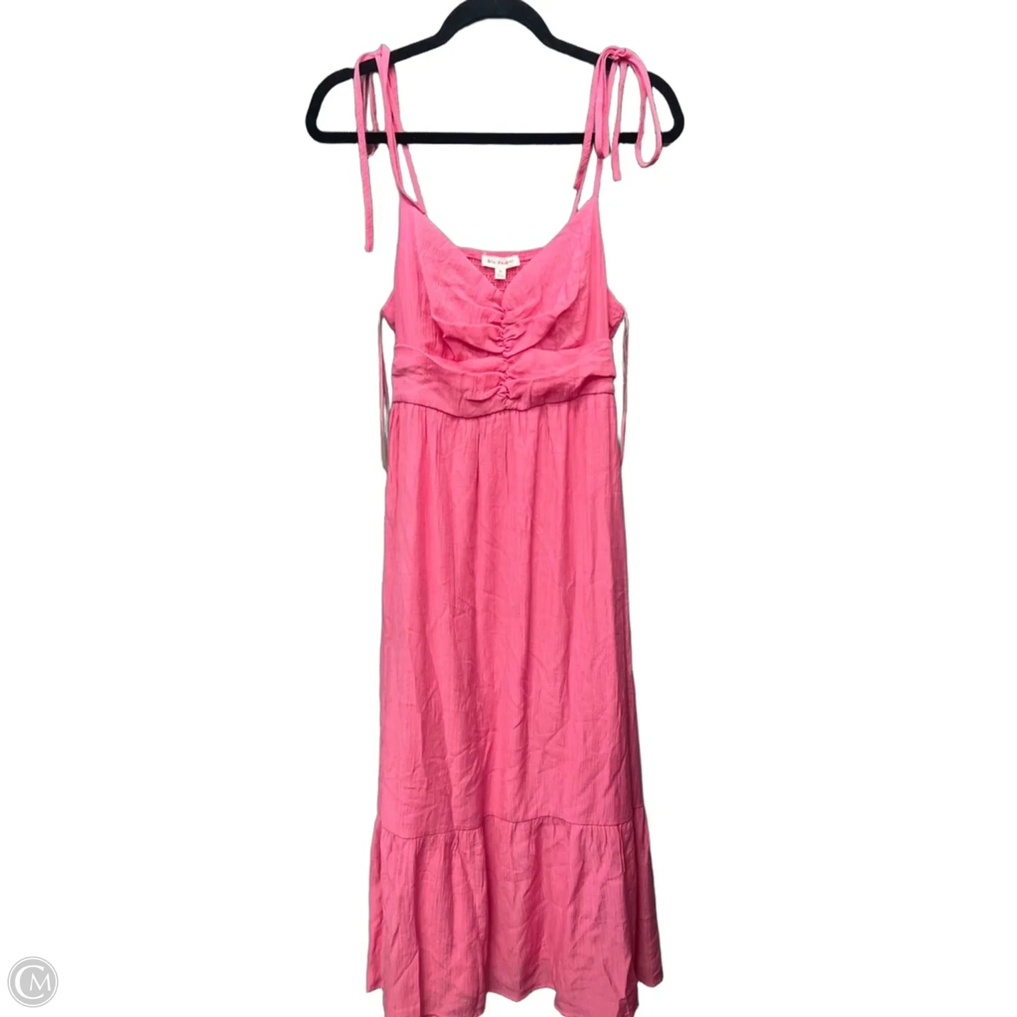 Dress Casual Midi By Blu Pepper In Pink, Size: Xl