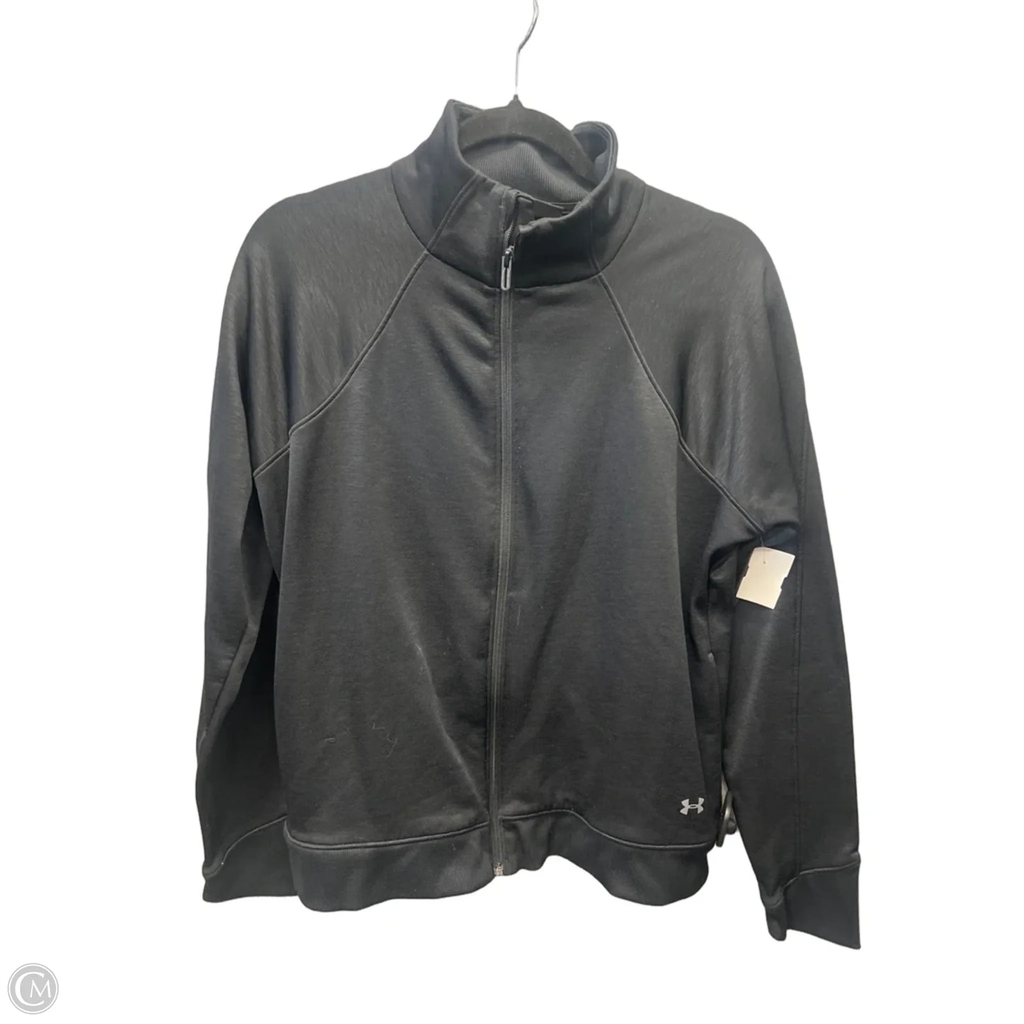 Athletic Sweatshirt Collar By Under Armour In Black, Size: L