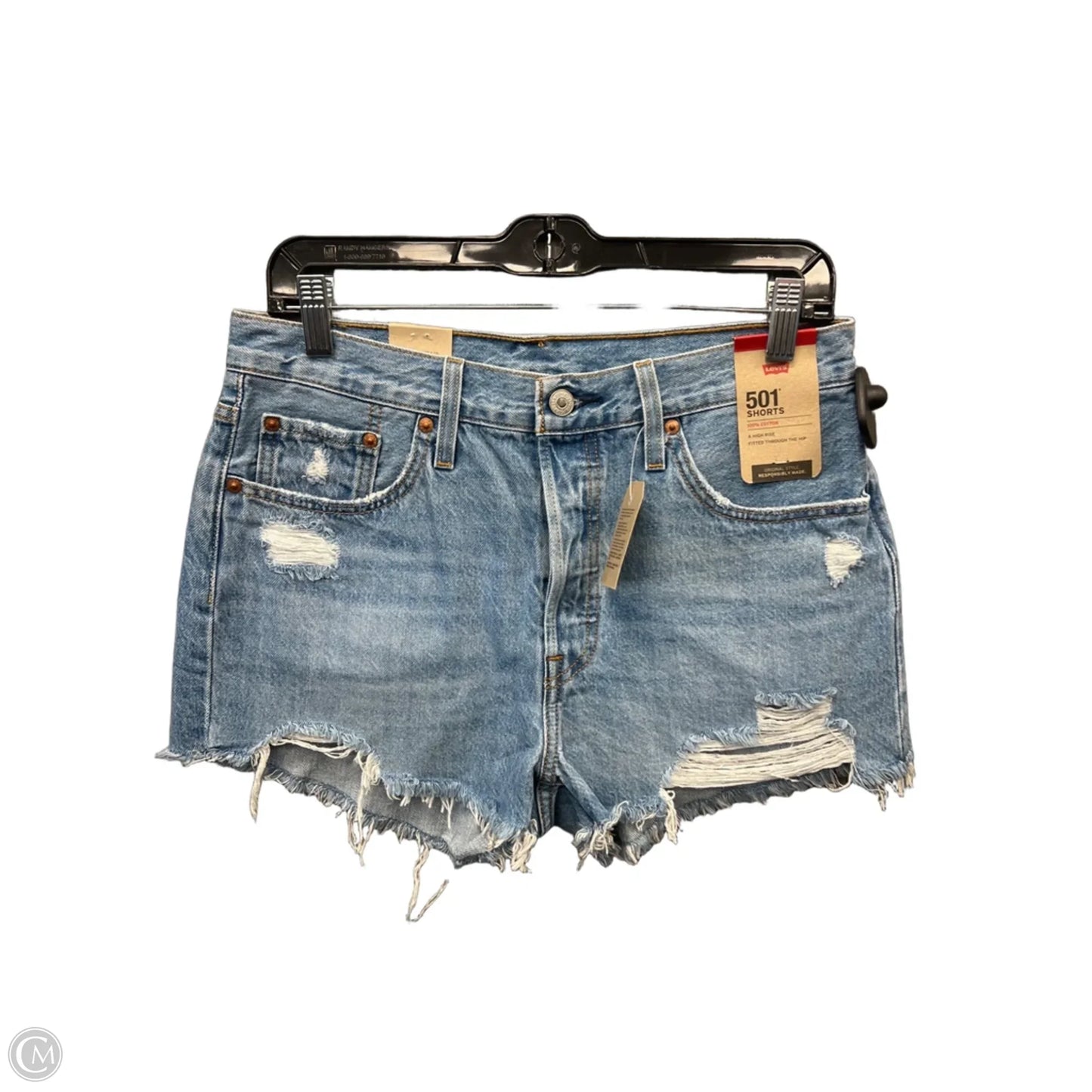 Shorts By Levis In Blue Denim, Size: 8