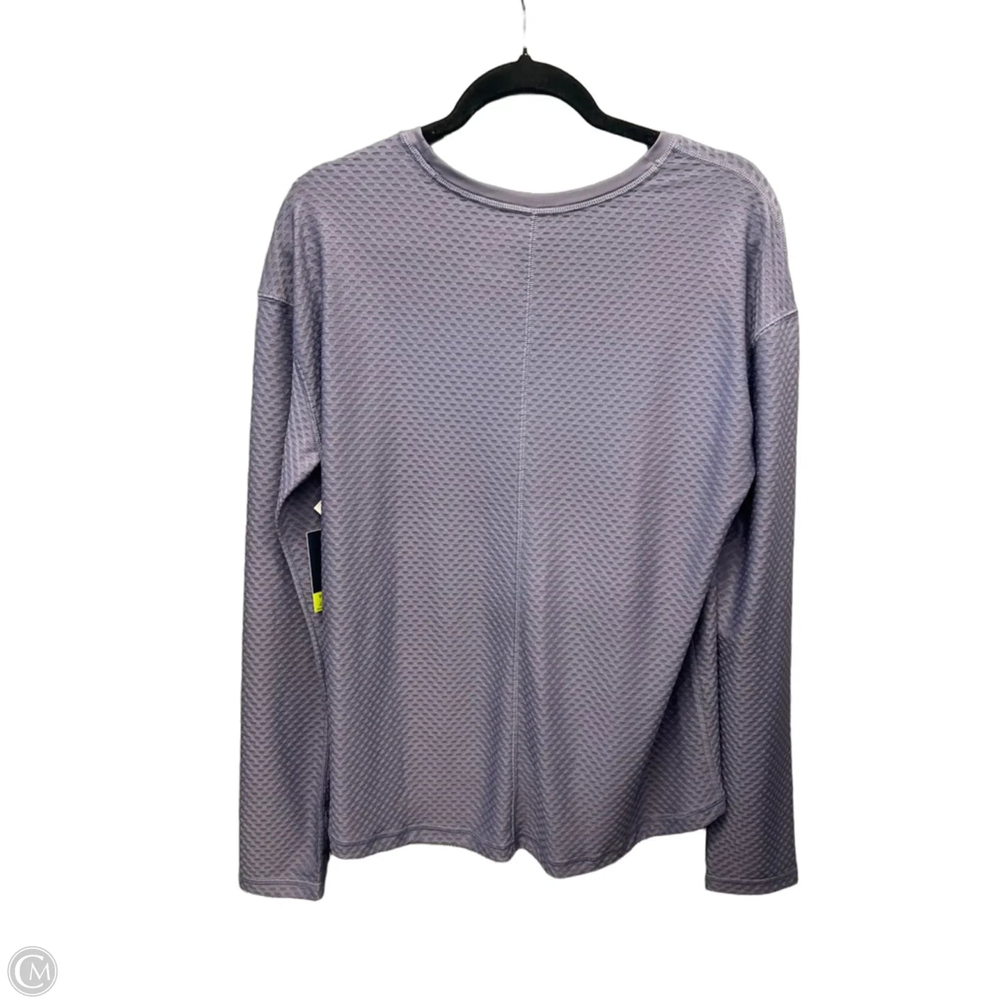Athletic Top Long Sleeve Crewneck By Tek Gear In Purple, Size: M