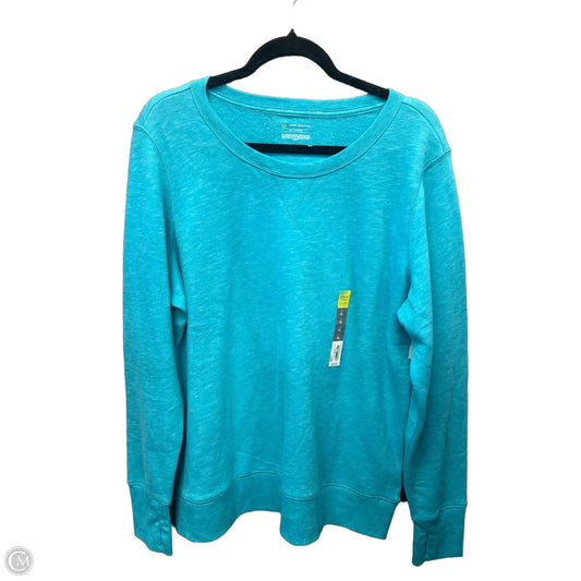 Athletic Sweatshirt Crewneck By Tek Gear In Blue, Size: Xl