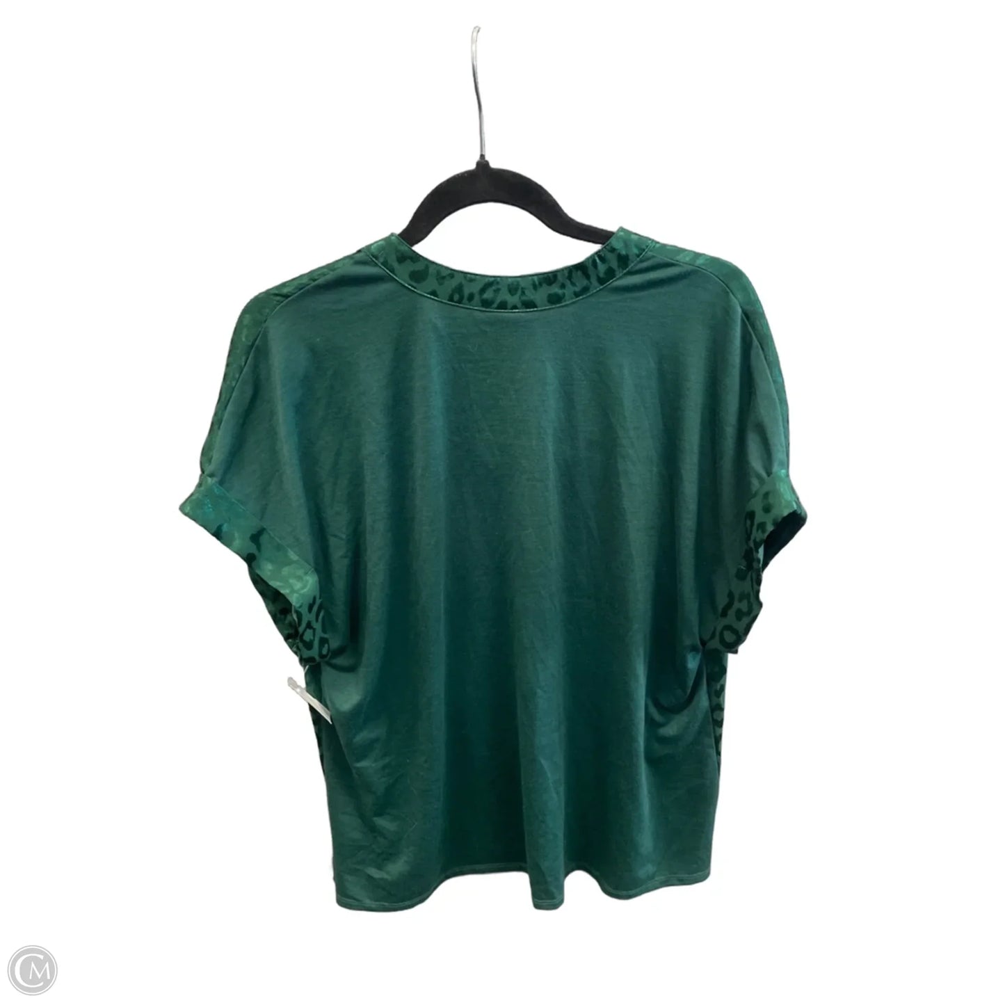 Top Short Sleeve By Tru Self In Green, Size: Xl