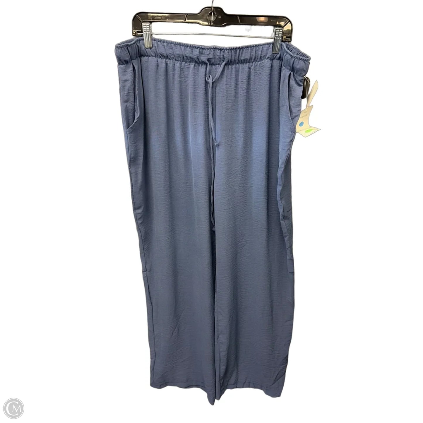 Pants Wide Leg By Just Be In Blue, Size: 20
