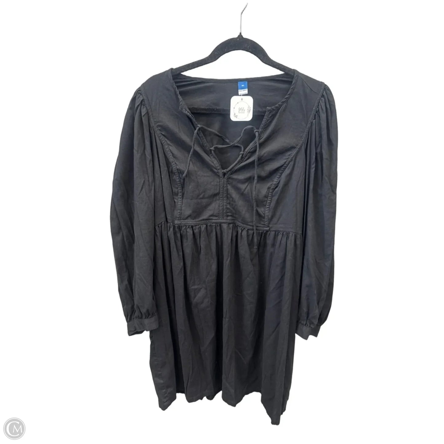 Dress Casual Midi By Old Navy In Black, Size: Xl