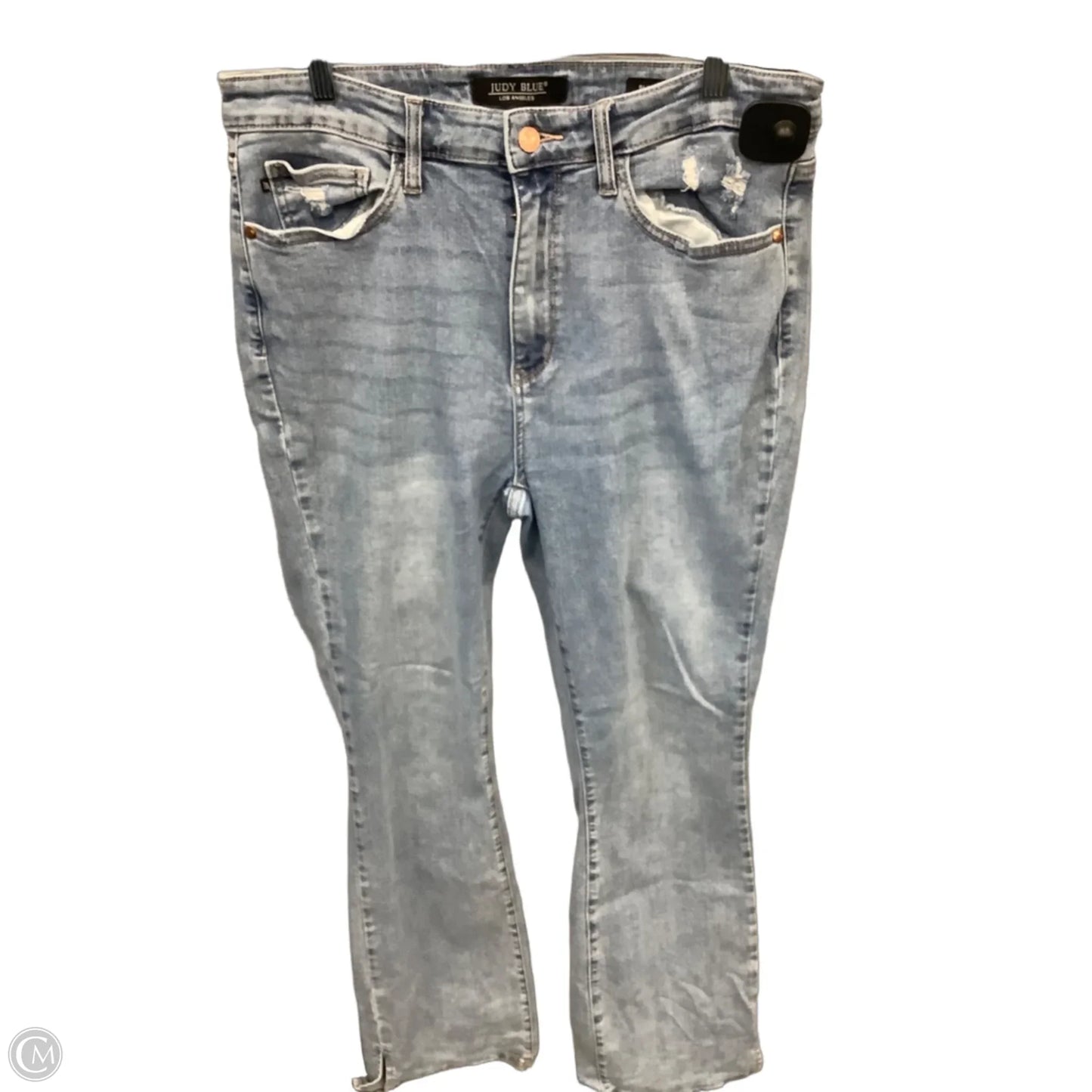 Jeans Boot Cut By Judy Blue In Blue Denim, Size: 14