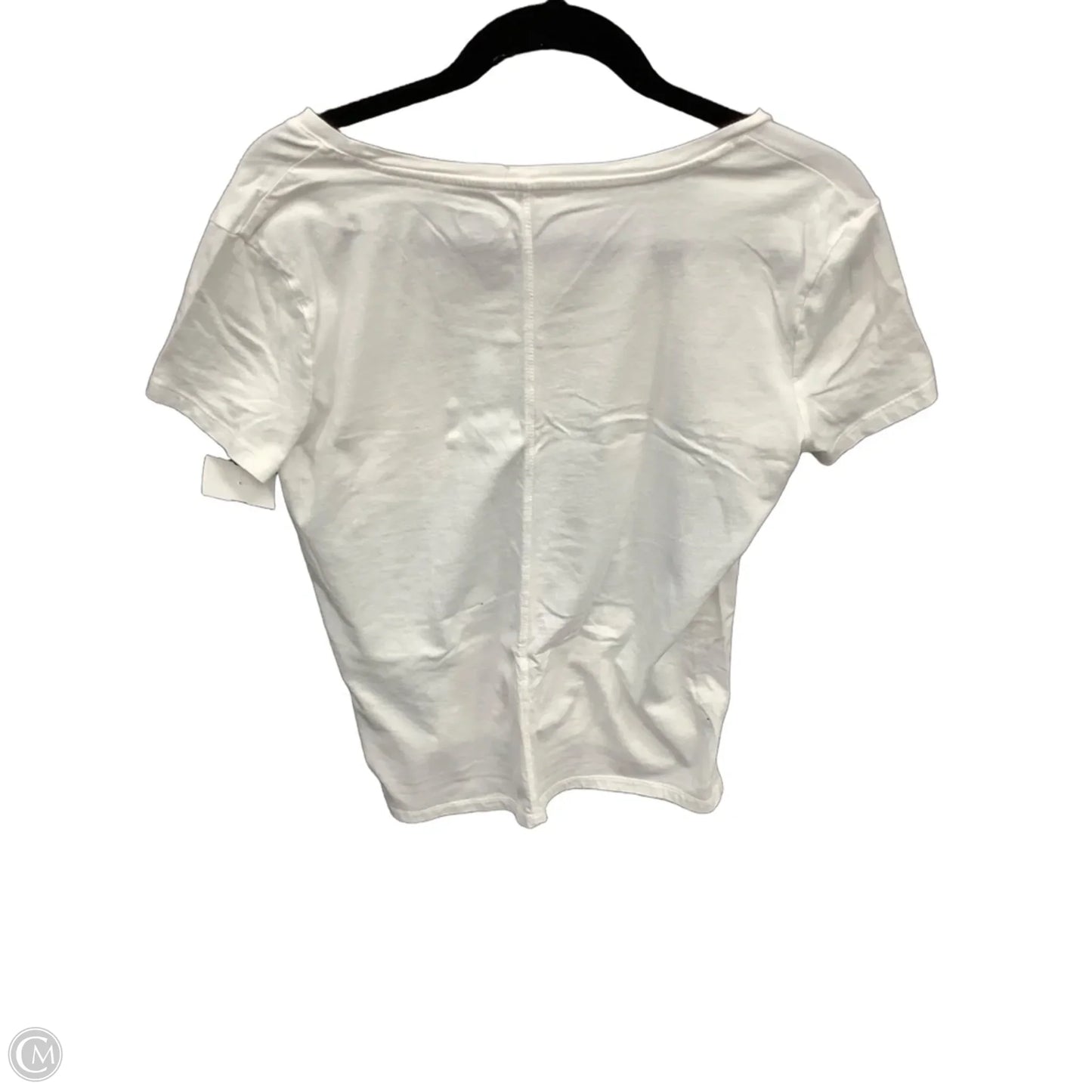 Top Short Sleeve Basic By Old Navy In White, Size: Xs
