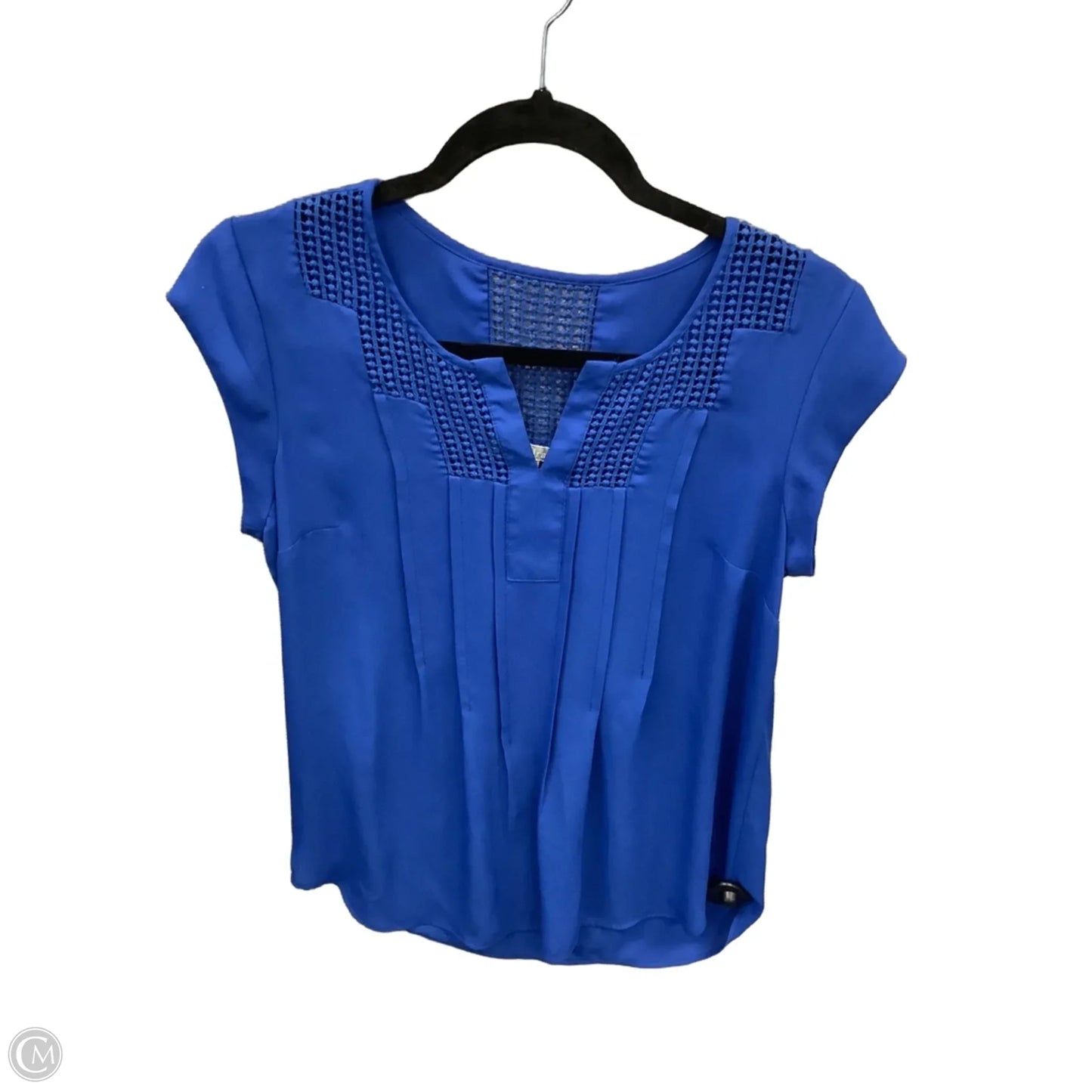 Top Short Sleeve By Daniel Rainn In Blue, Size: S