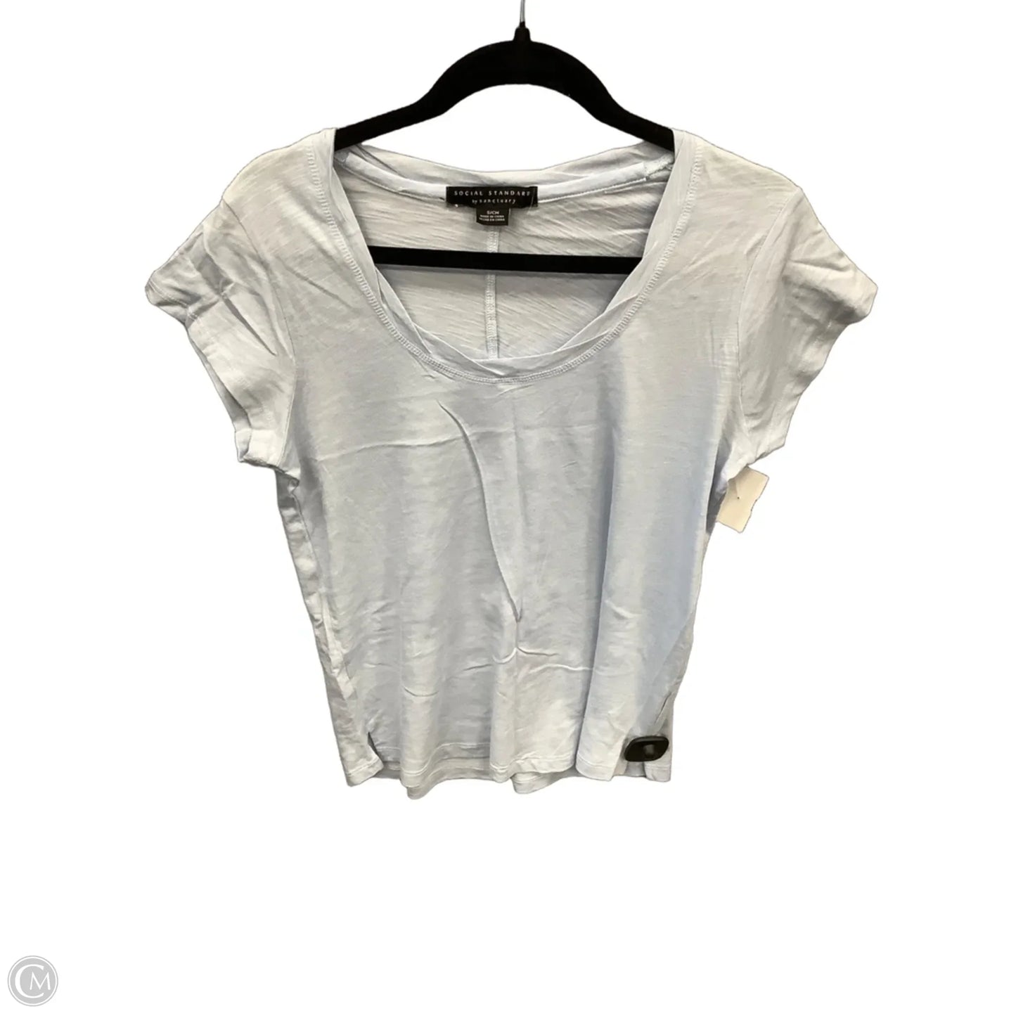Top Short Sleeve By Social Standard By Sanctuary In Blue, Size: S