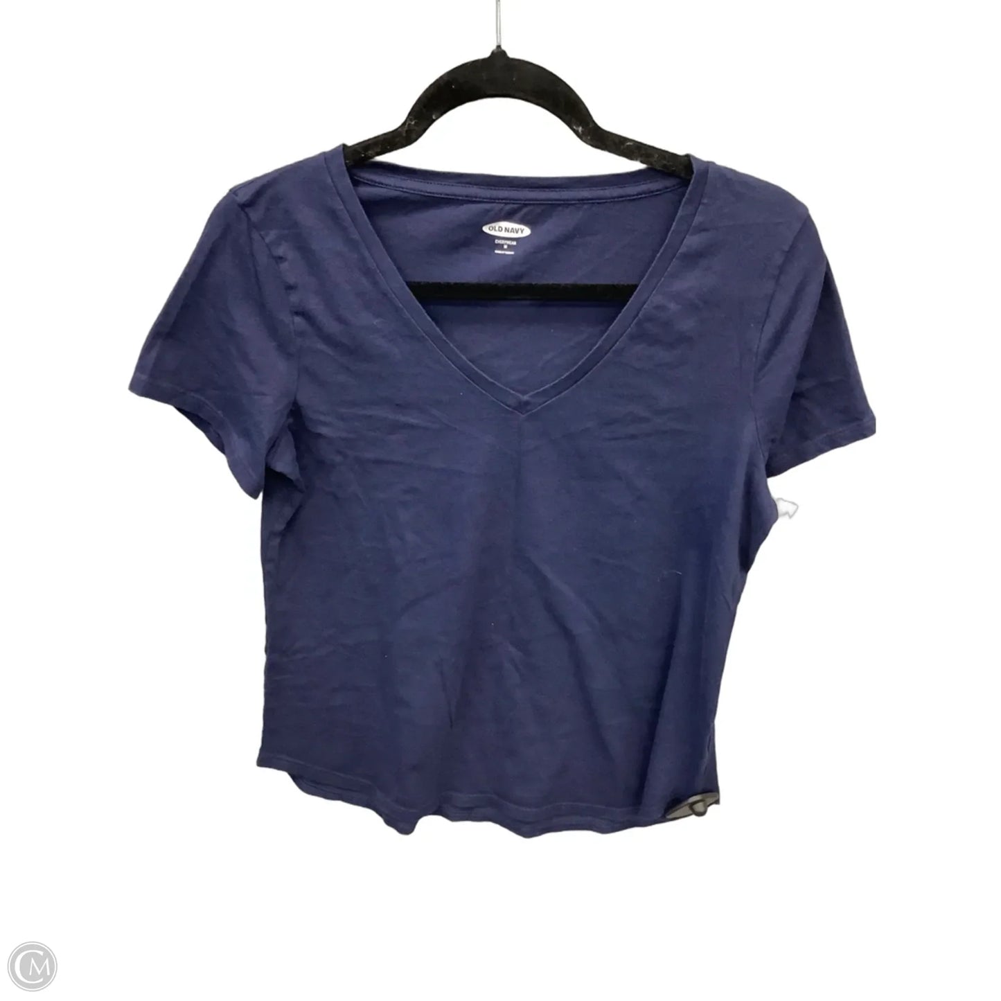 Top Short Sleeve Basic By Old Navy In Navy, Size: M