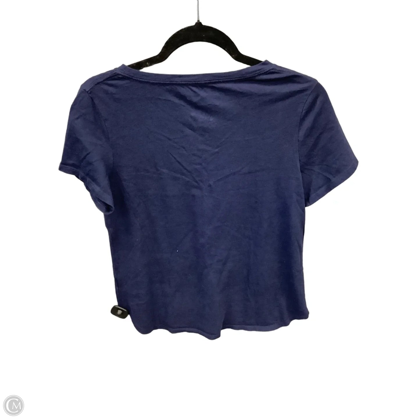 Top Short Sleeve Basic By Old Navy In Navy, Size: M