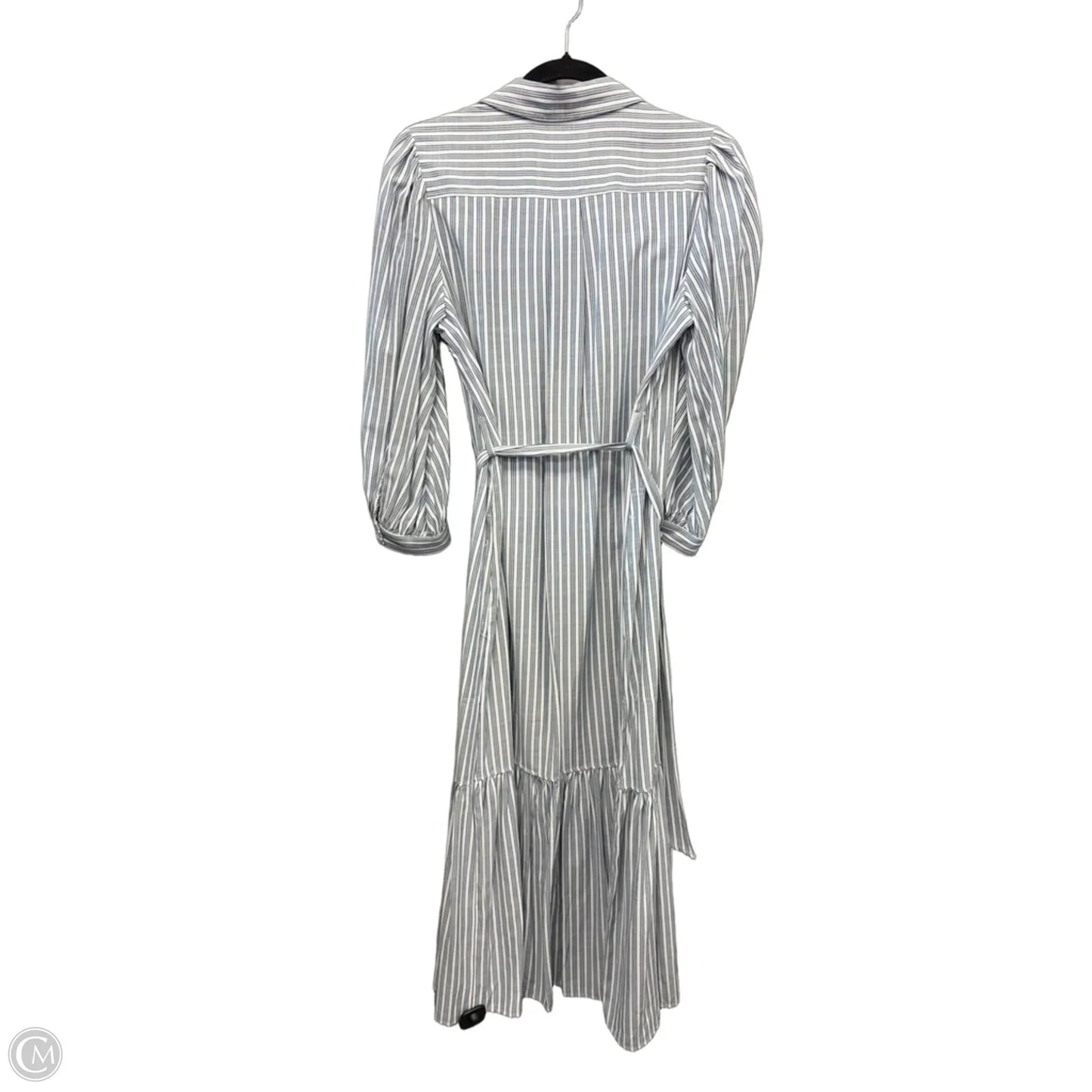 Dress Casual Midi By Max Studio In Striped Pattern, Size: M
