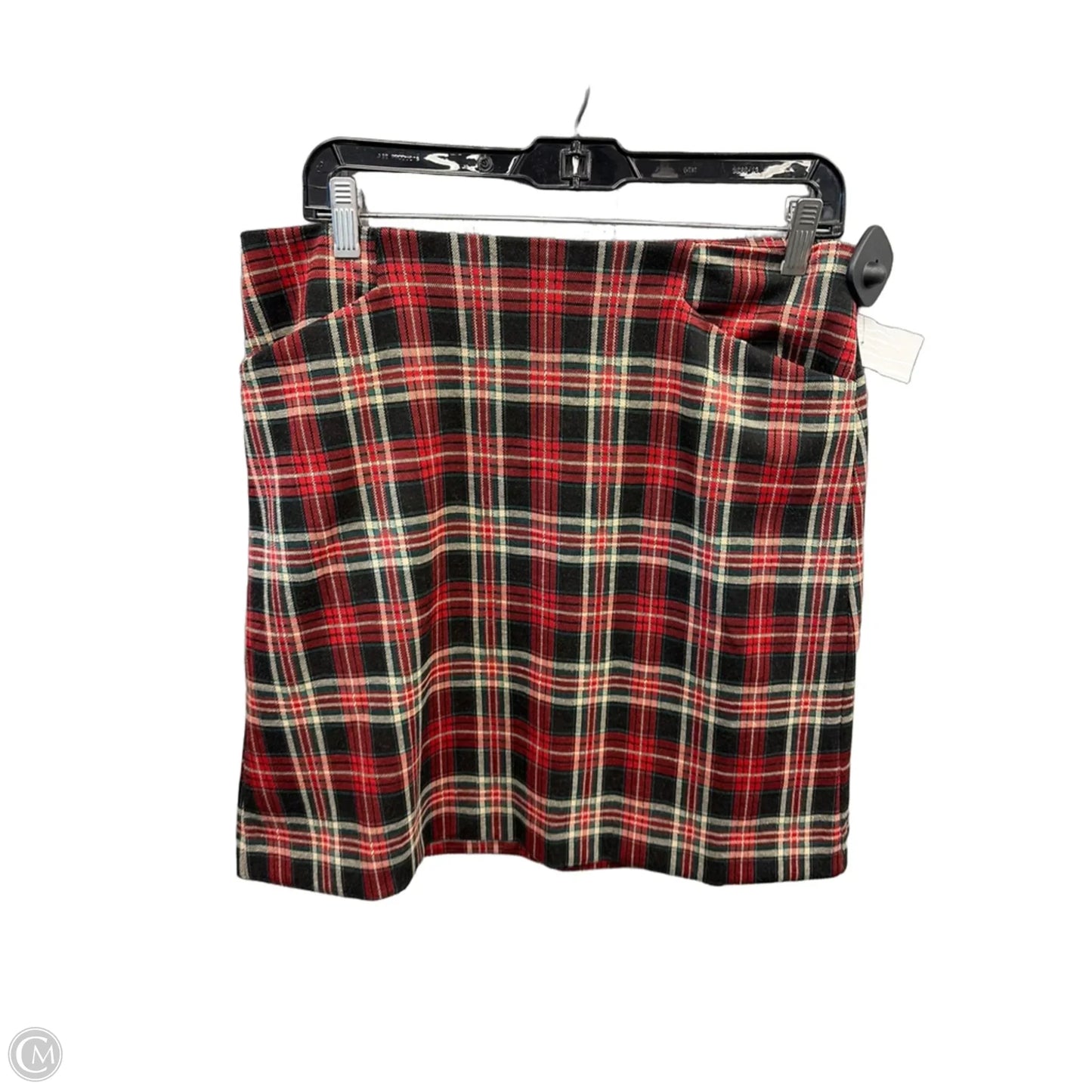 Skirt Midi By Loft In Plaid Pattern, Size: 8