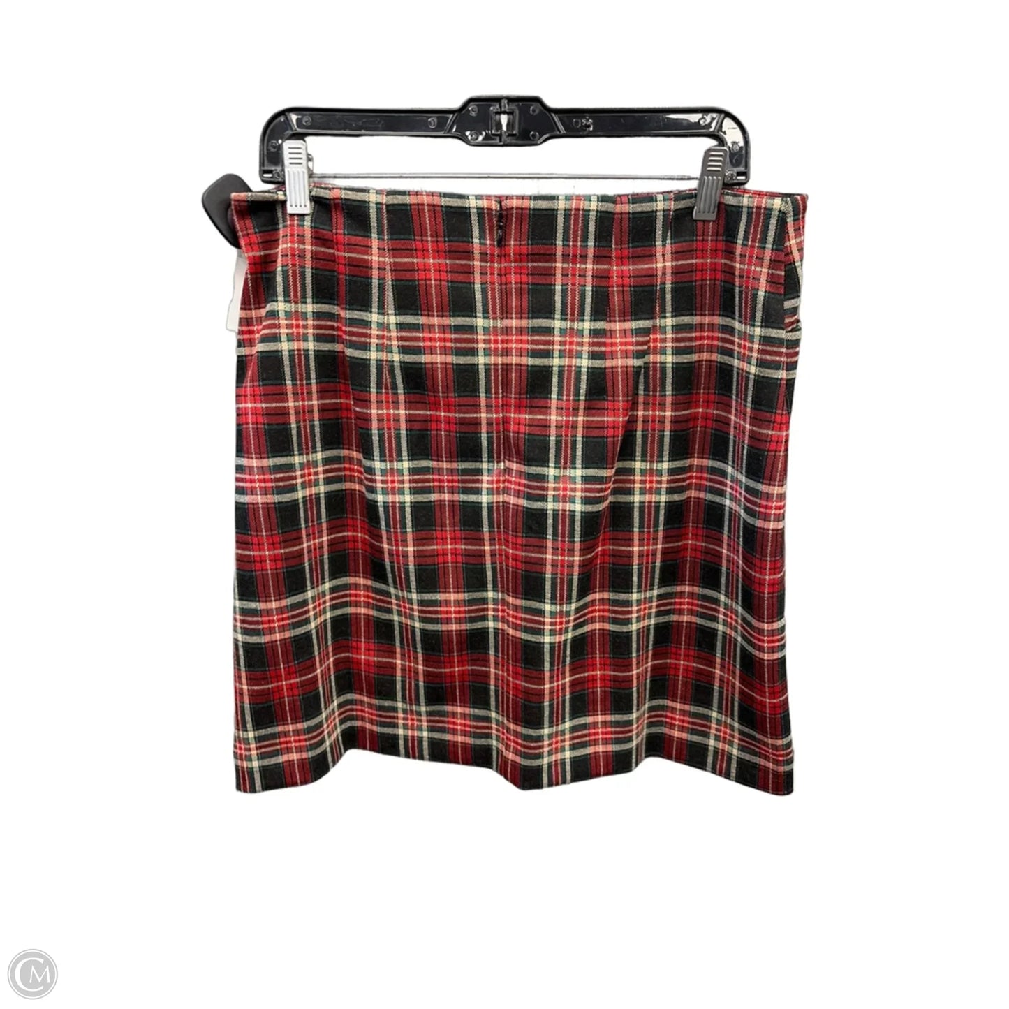 Skirt Midi By Loft In Plaid Pattern, Size: 8