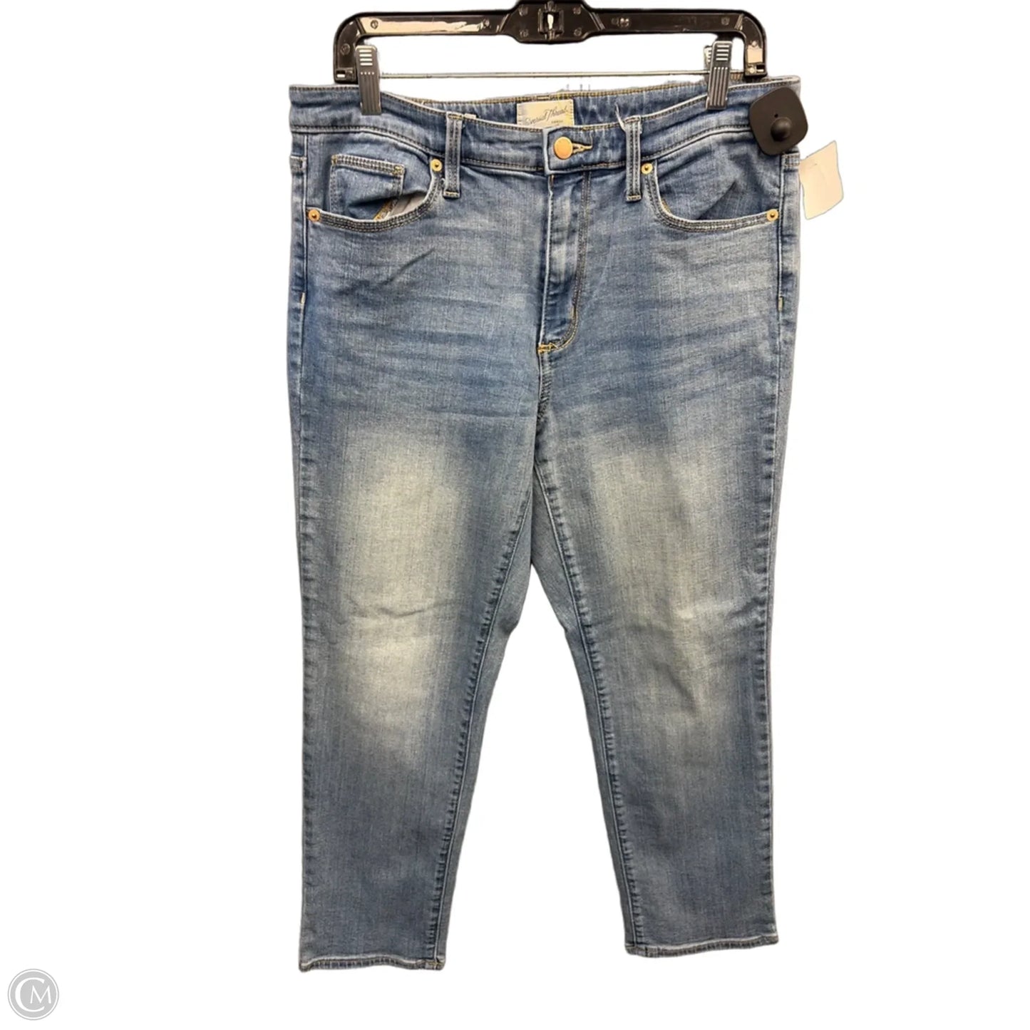 Jeans Straight By Universal Thread In Blue Denim, Size: 10