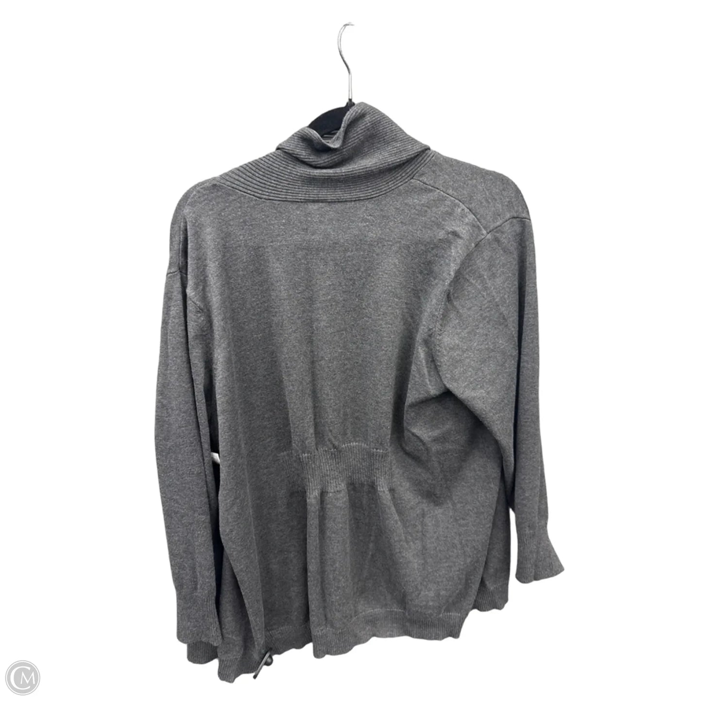 Cardigan By Faded Glory In Grey, Size: 2x