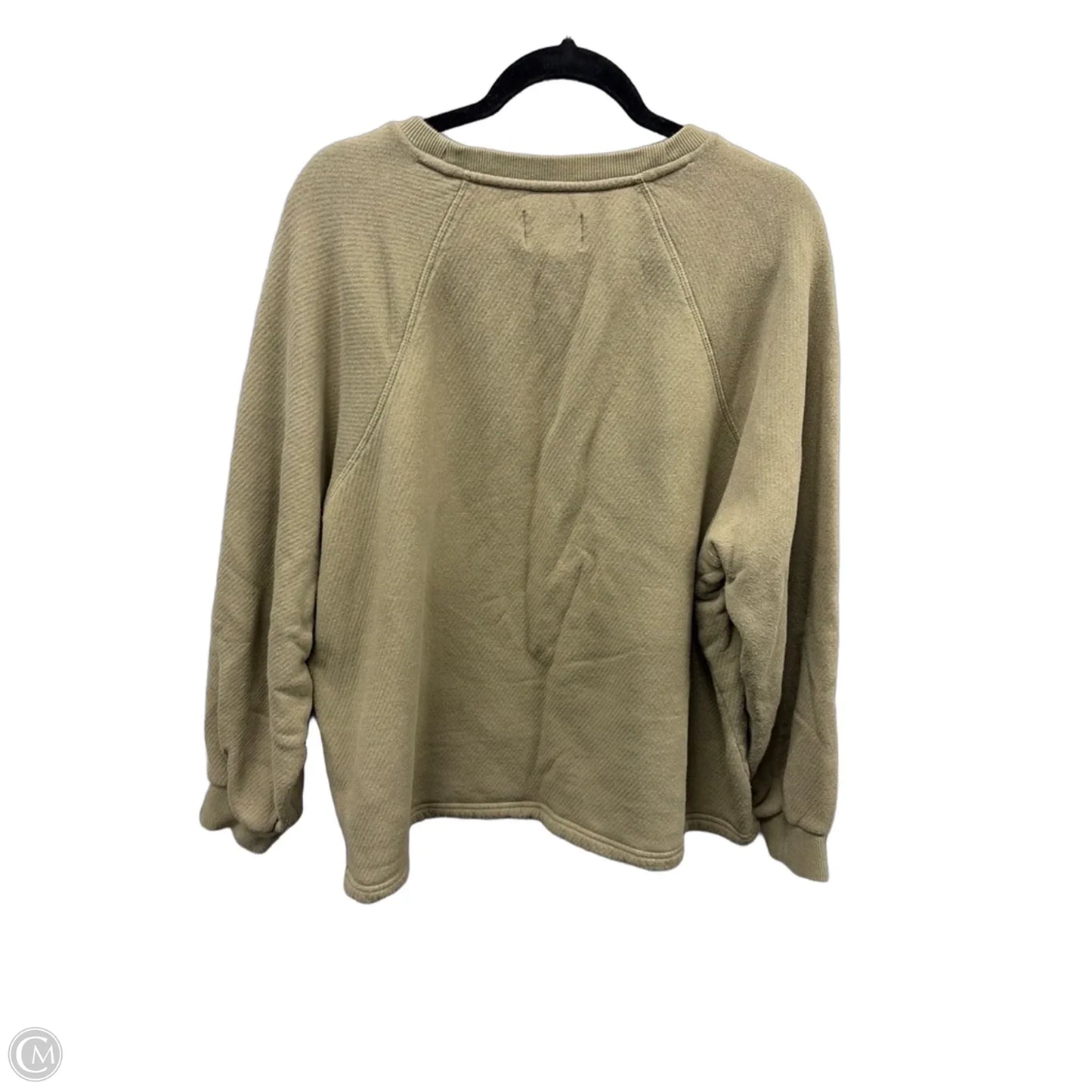 Sweatshirt Crewneck By Madewell In Green, Size: 1x