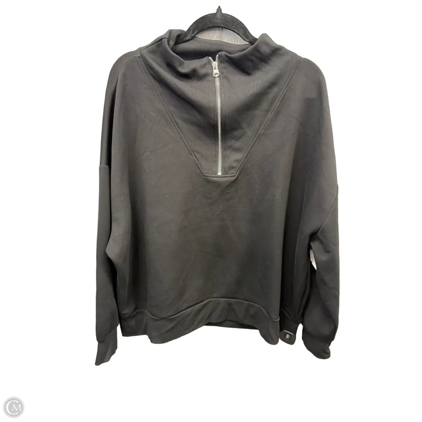 Top Long Sleeve By And Now This In Black, Size: 2x