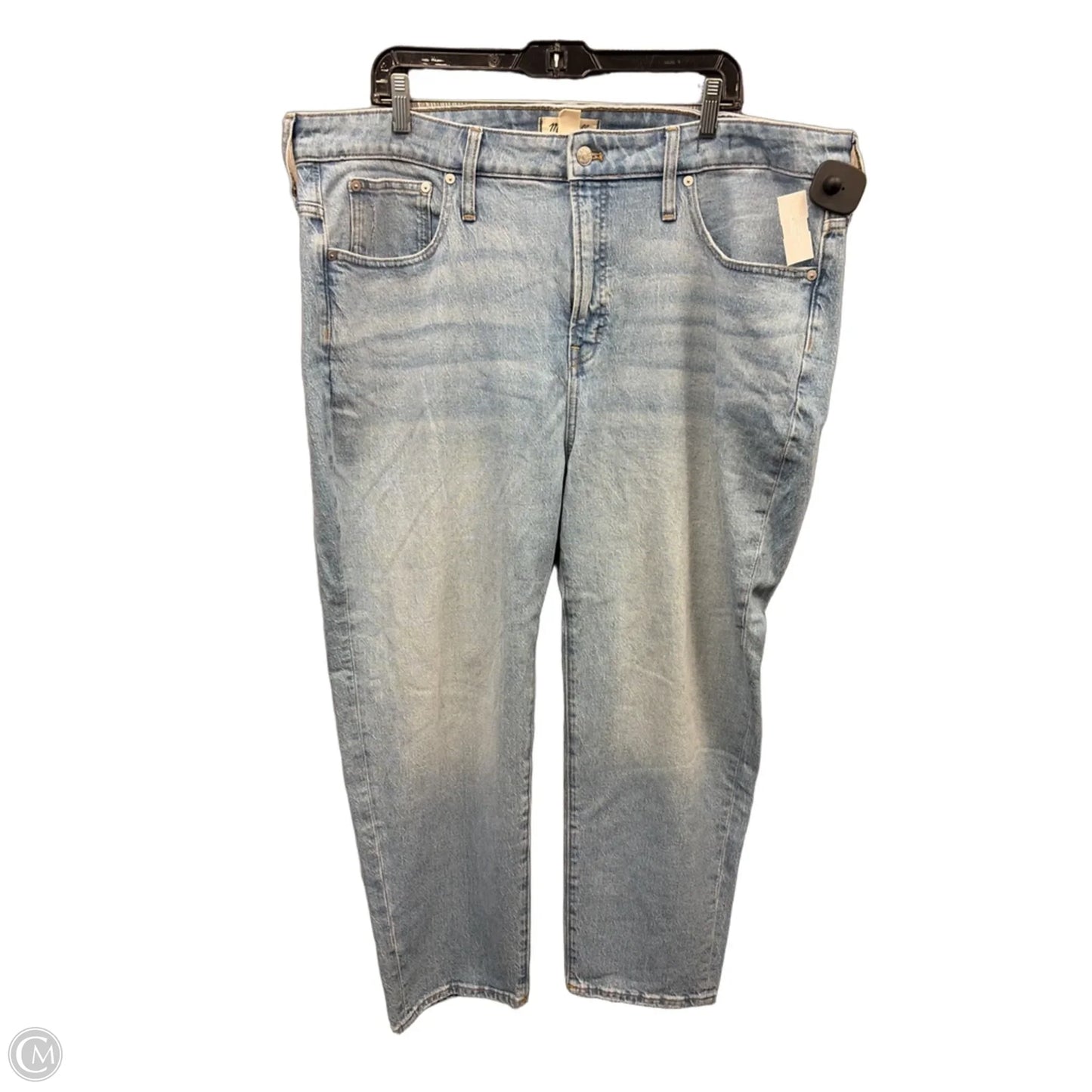 Jeans Wide Leg By Madewell In Blue Denim, Size: 20