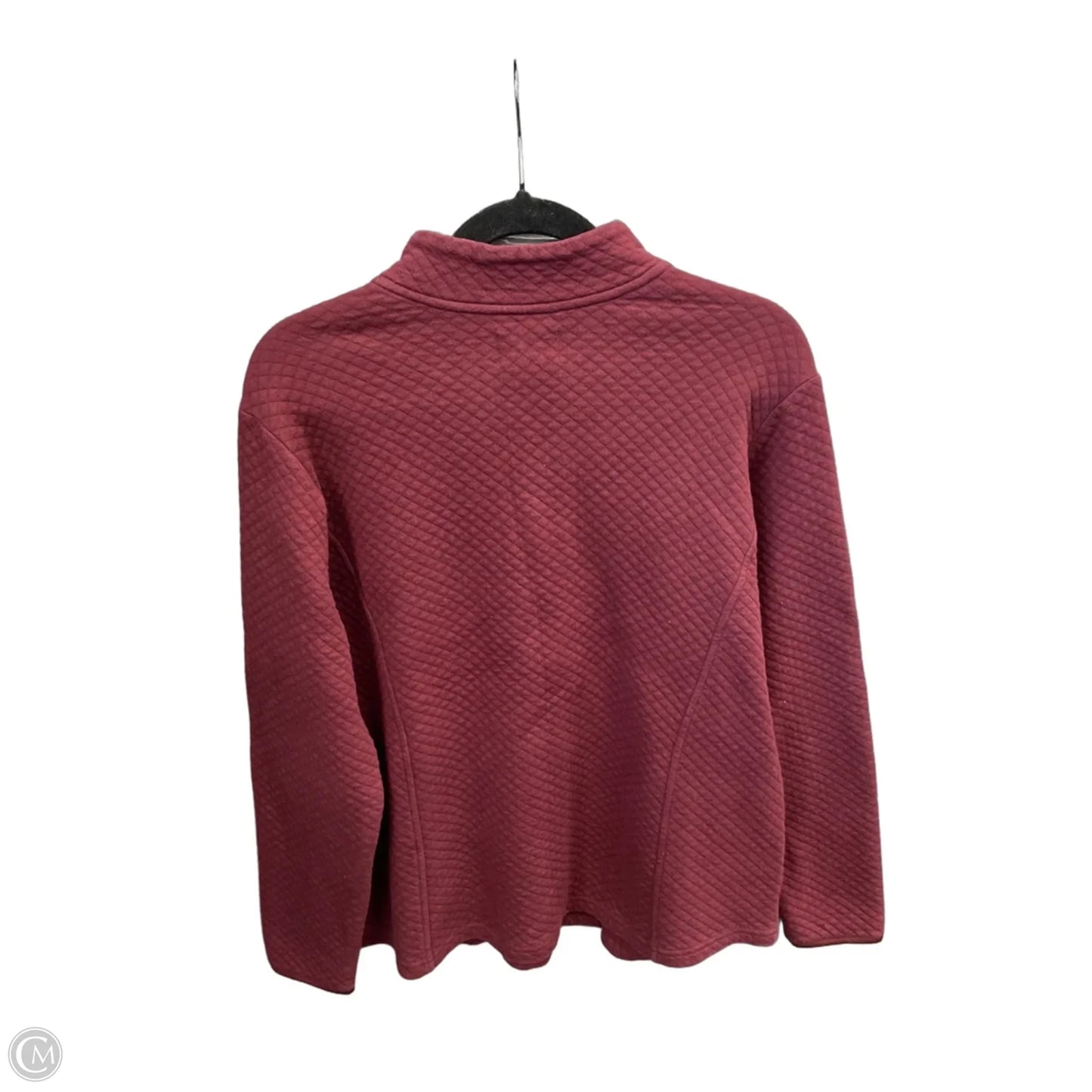 Sweatshirt Collar By Clothes Mentor In Red, Size: L