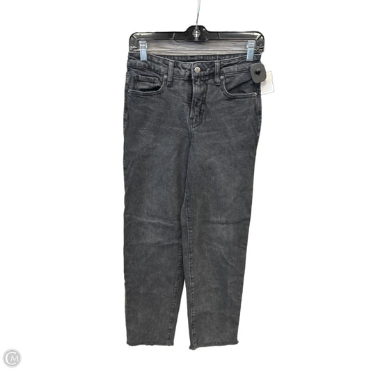 Jeans Straight By Old Navy In Black Denim, Size: 2