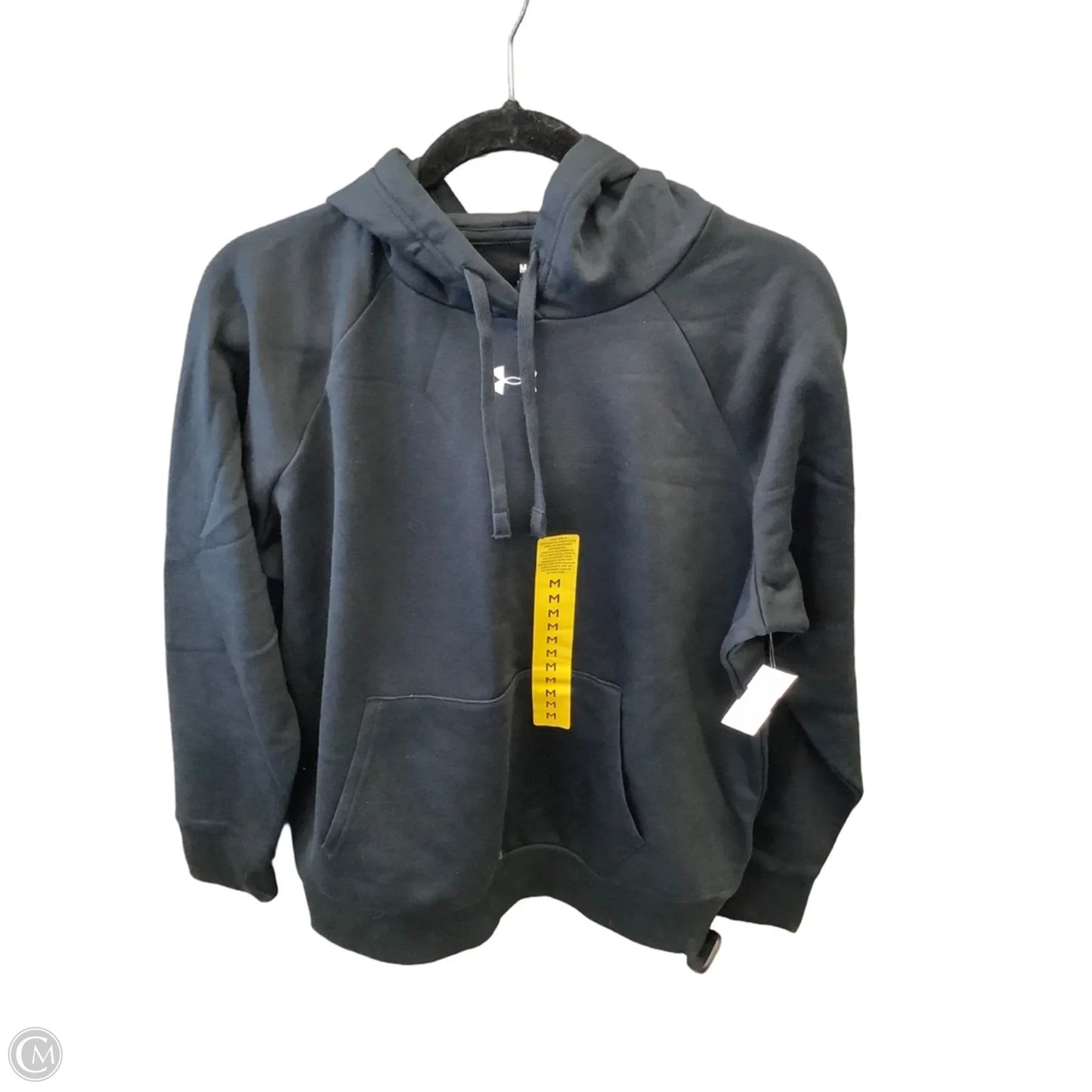 Athletic Sweatshirt Hoodie By Under Armour In Black, Size: M