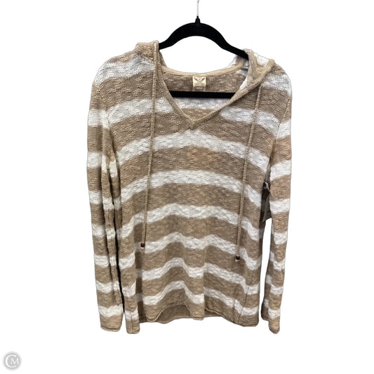 Top Long Sleeve By Faded Glory In Striped Pattern, Size: Xl