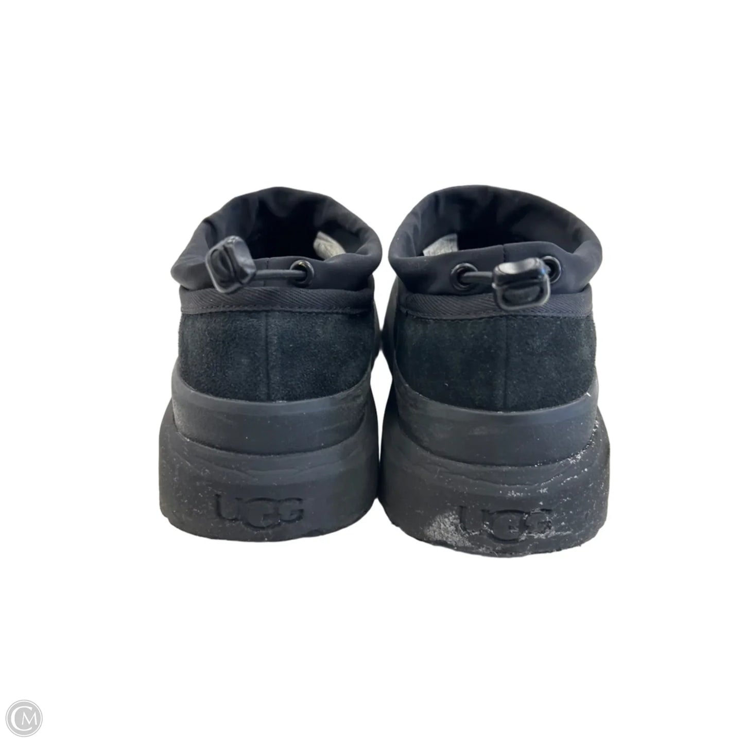 Slippers Designer By Ugg In Black, Size: 9