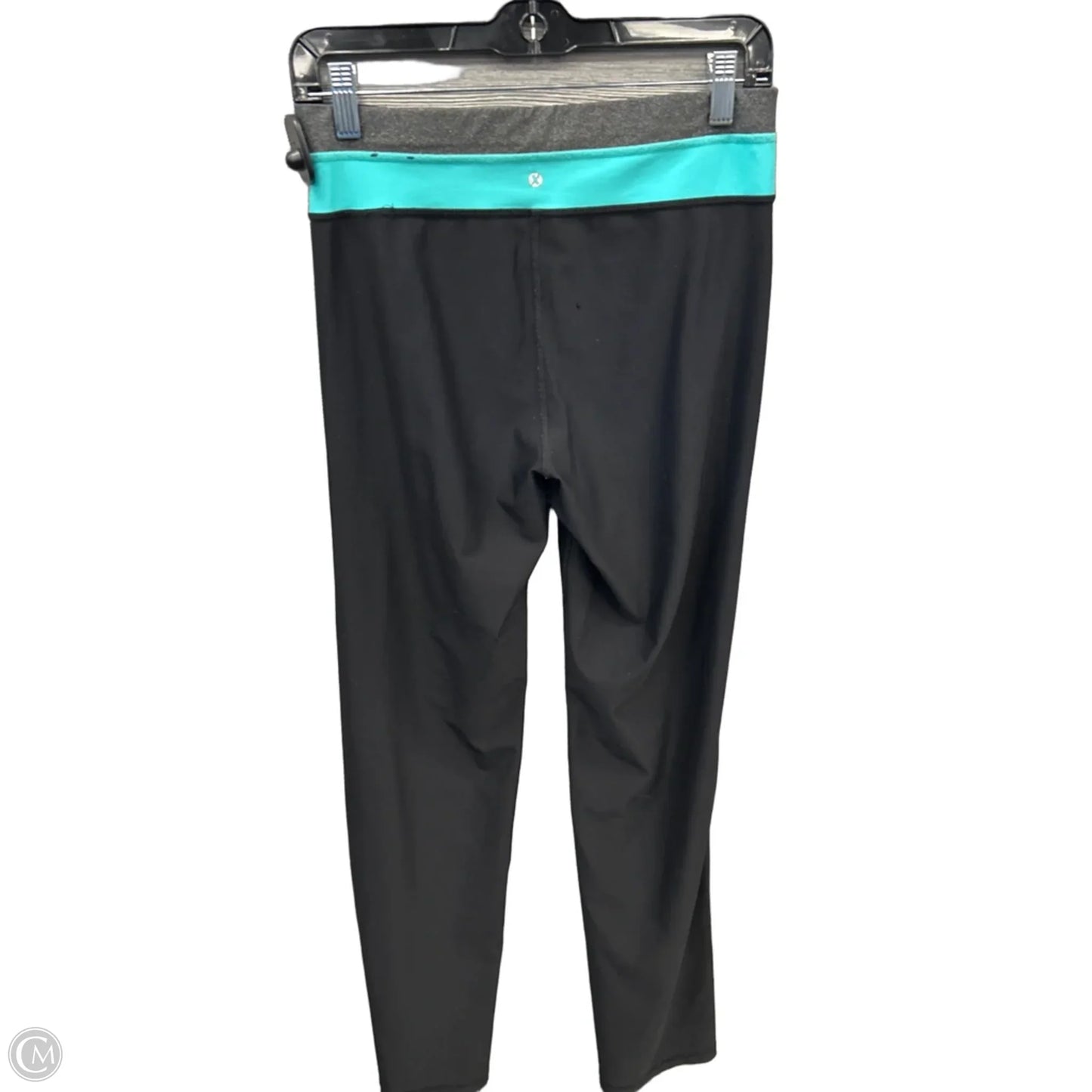 Athletic Leggings By Xersion In Black & Blue, Size: M