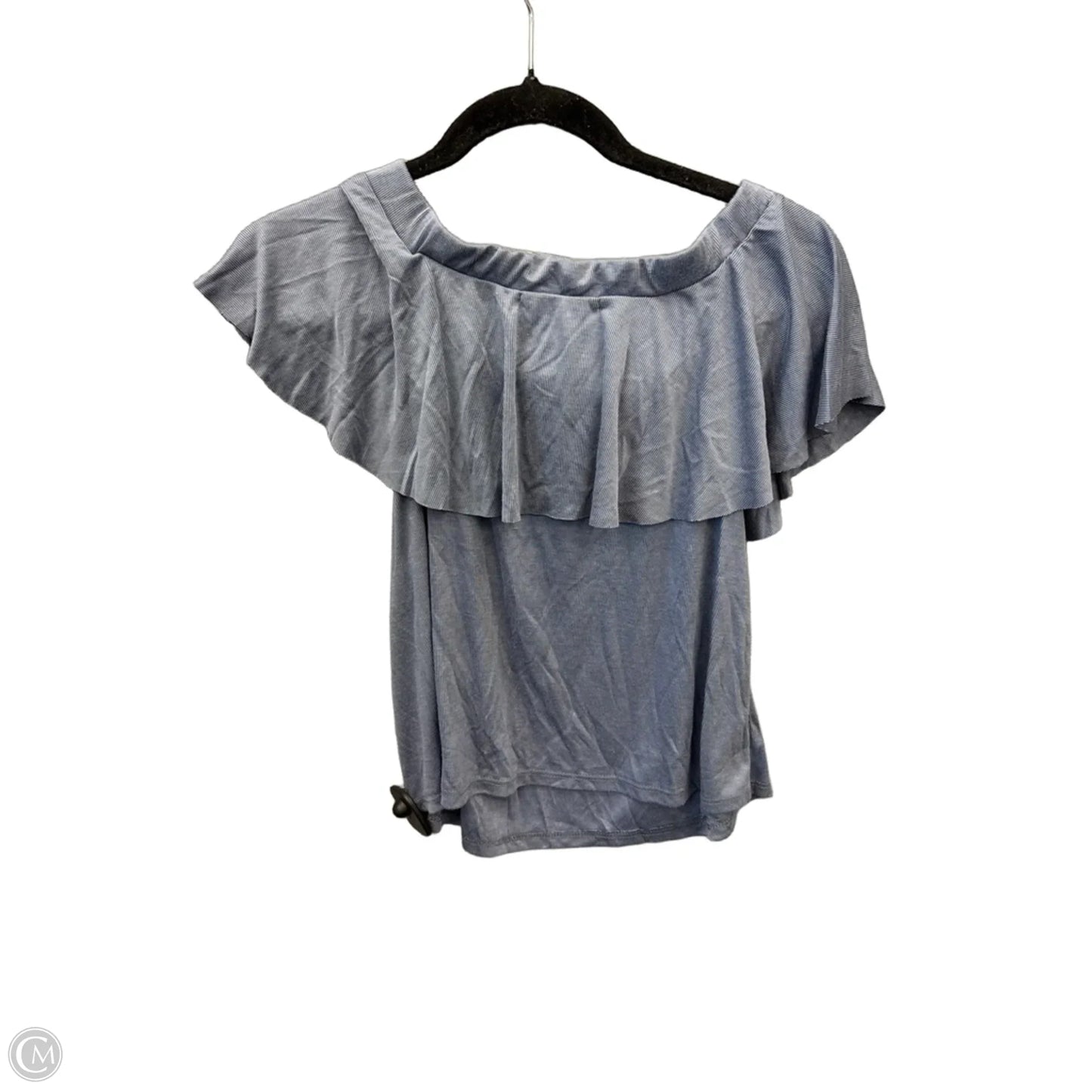Top Short Sleeve By Gaze In Blue, Size: S