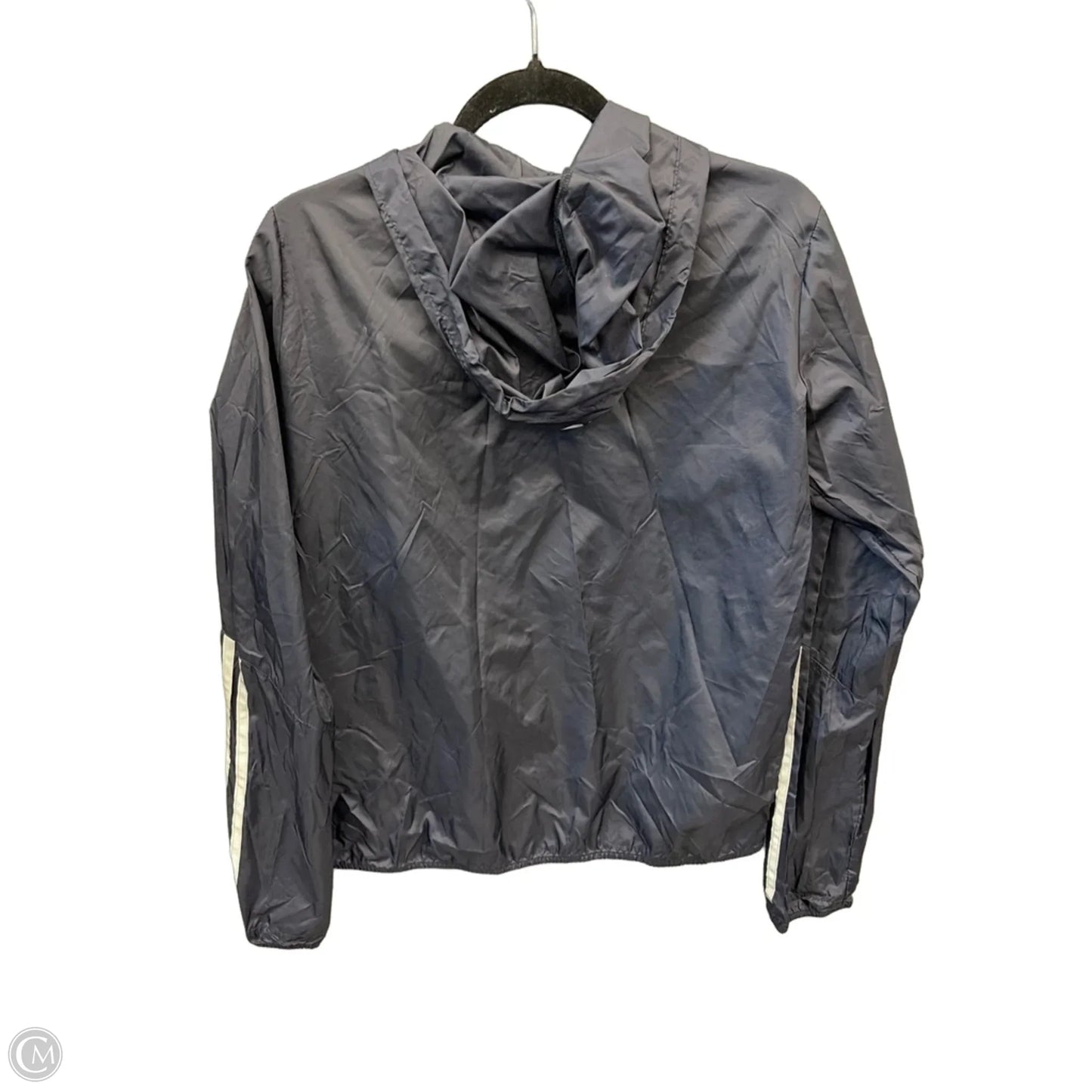 Jacket Windbreaker By Clothes Mentor In Navy, Size: L
