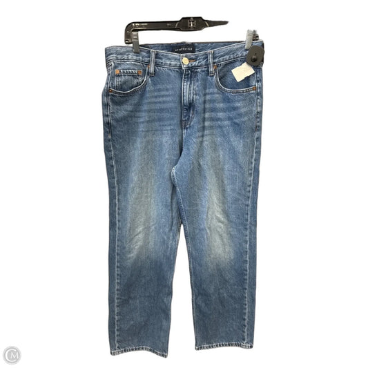 Jeans Straight By Aeropostale In Blue Denim, Size: 8