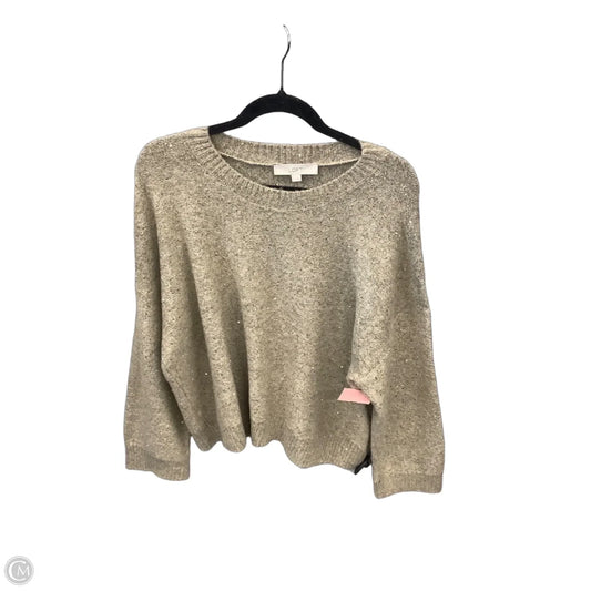 Sweater By Loft In Gold, Size: Xl