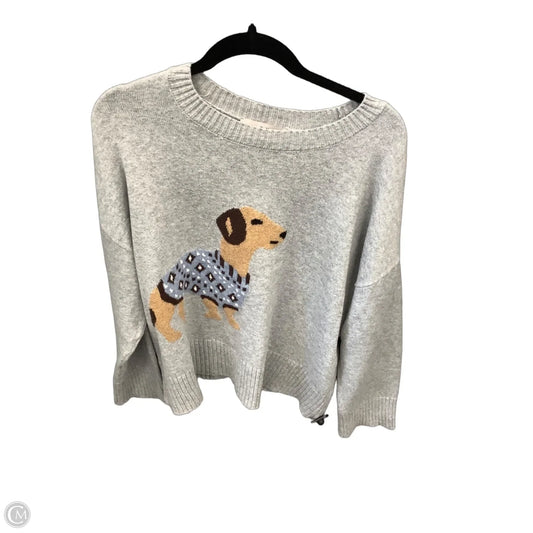 Sweater By Loft In Grey, Size: Xl