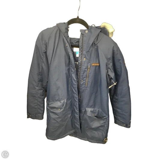 Coat Parka By Columbia In Blue, Size: L