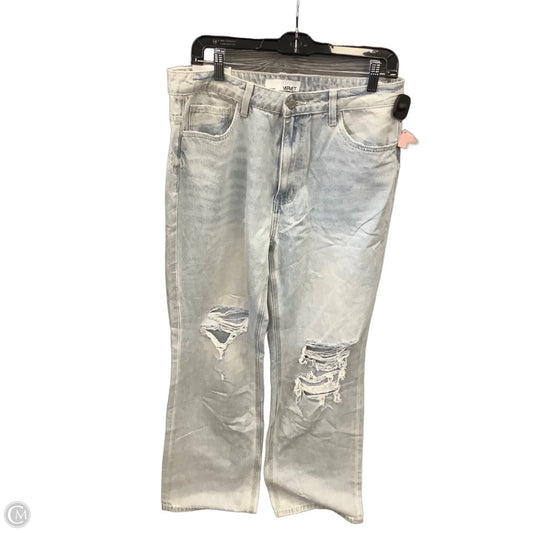 Jeans Wide Leg By Vervet In Blue Denim, Size: 12
