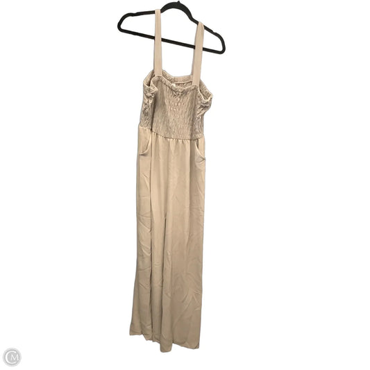 Jumpsuit By Zenana In Brown, Size: Xl