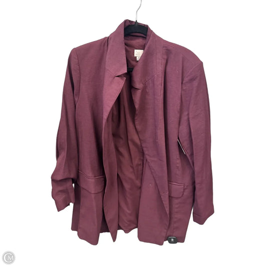 Blazer By A New Day In Maroon, Size: Xl