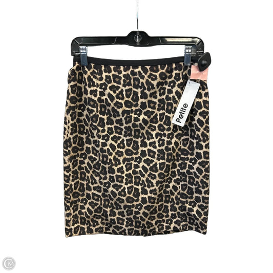 Skirt Midi By Liz Claiborne In Animal Print, Size: 6p