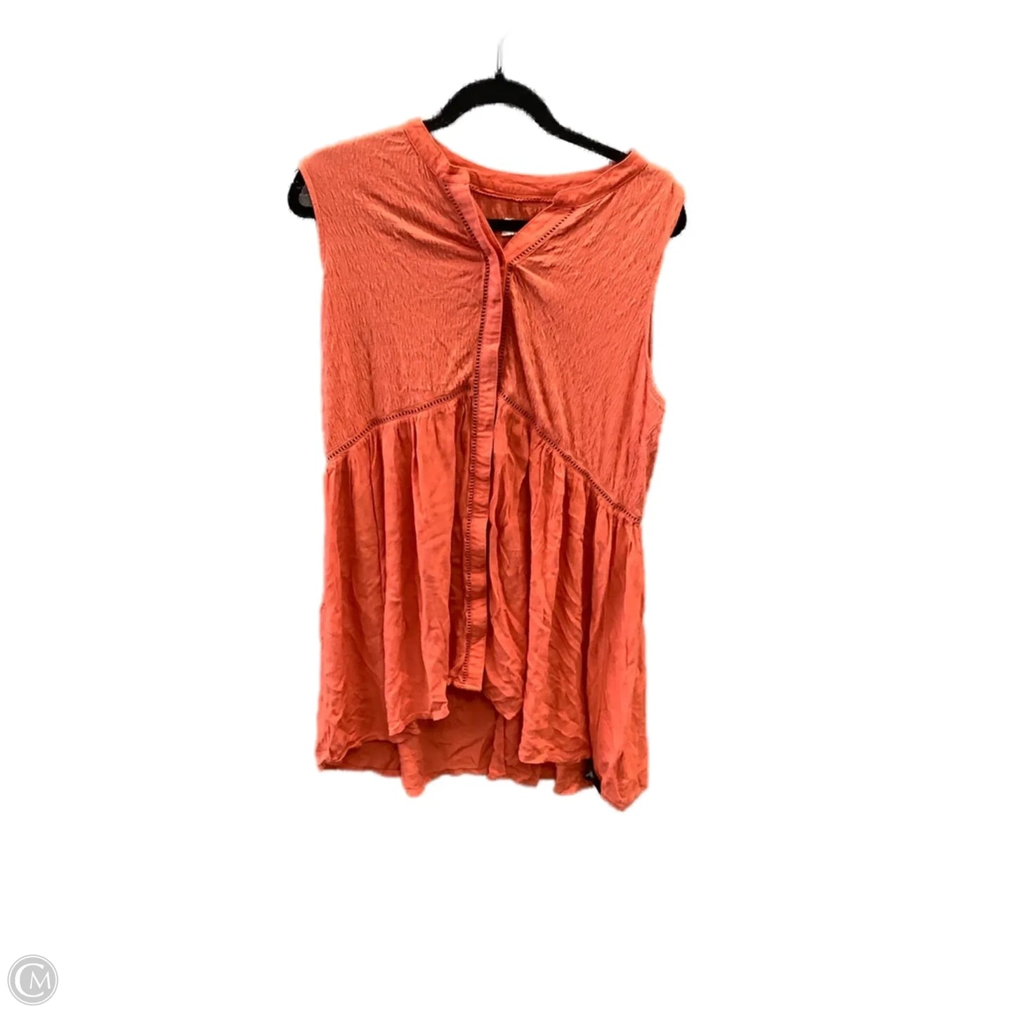 Dress Casual Short By Anthropologie In Orange, Size: L