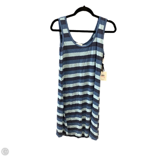 Dress Casual Midi By Calvin Klein In Blue, Size: L