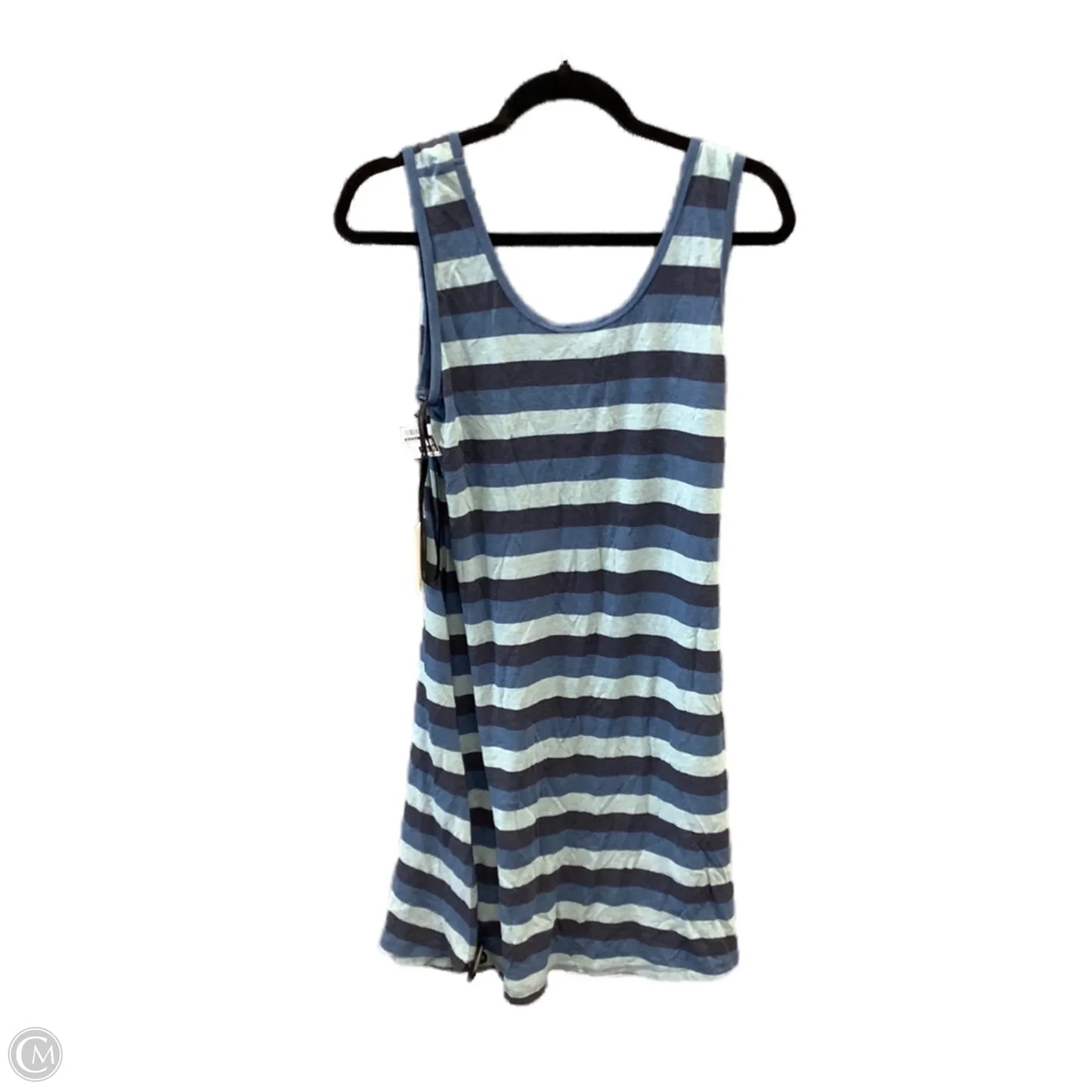 Dress Casual Midi By Calvin Klein In Blue, Size: L