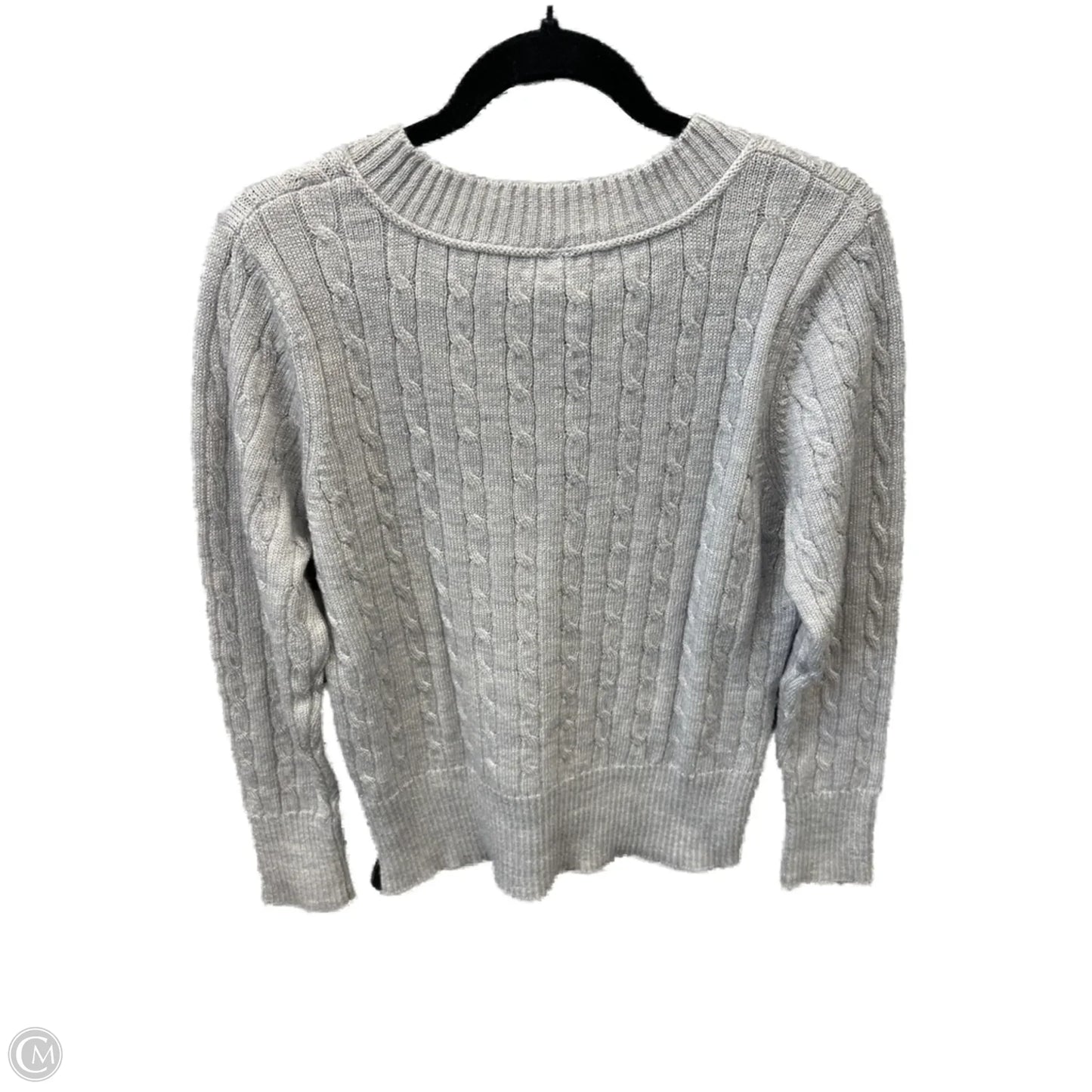 Sweater By Falls Creek In Silver, Size: Xl