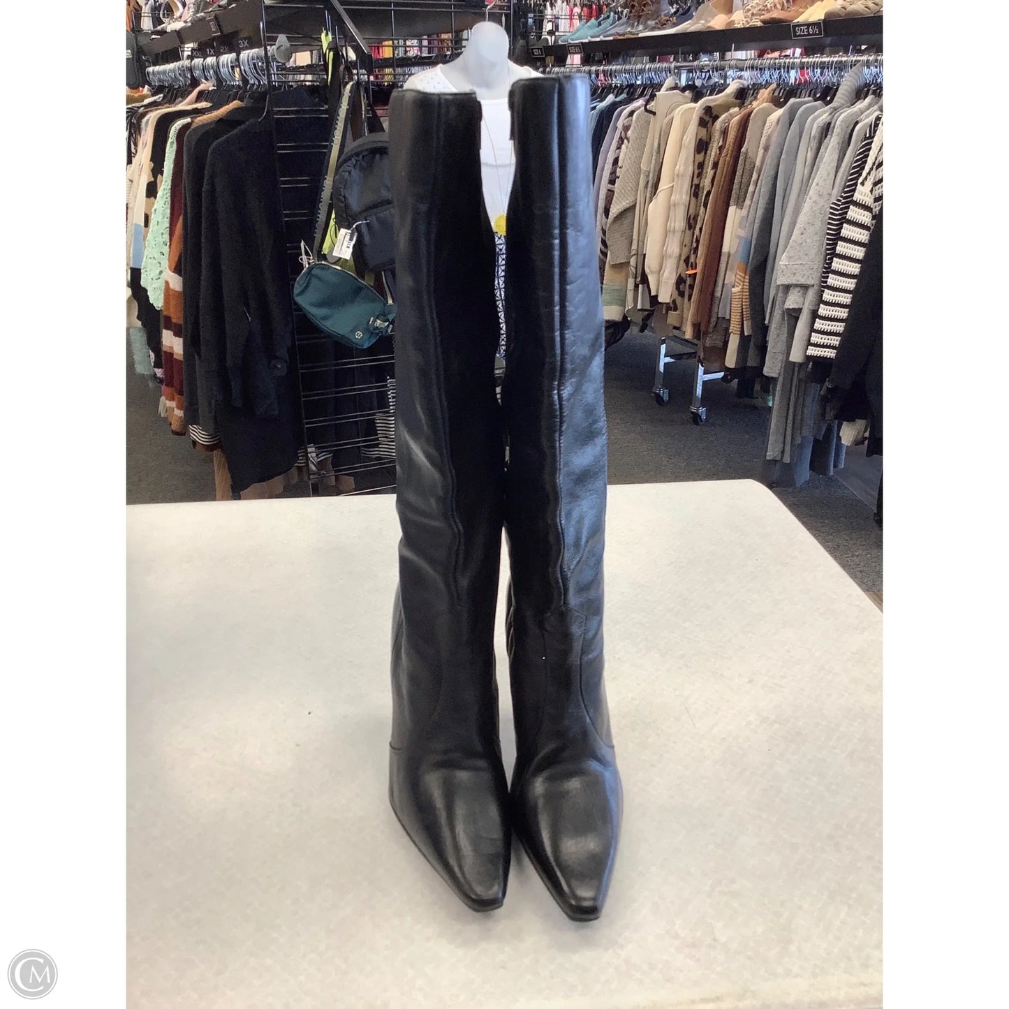 Boots Over-the-knee Heels By Chinese Laundry In Black, Size: 10